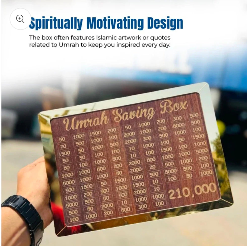 Umrah Saving Box (Time To See ALLAH KA GAHAR)