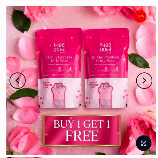 MEOW BODY HAIR REMOVAL WAX POWDER - BUY 1 GET 1 FREE