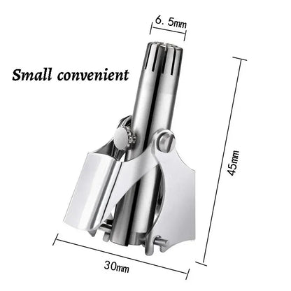 Stainless Steel Manual Nose and Ear hair Trimmer